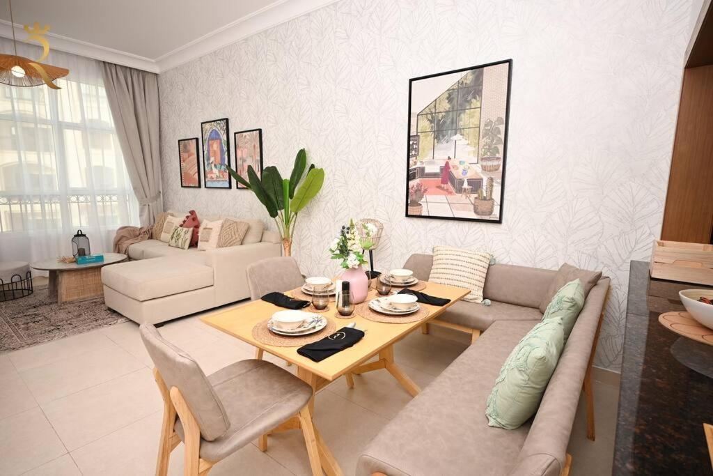 Yas Natura Bliss 1Br Apartment Abu Dhabi Esterno foto