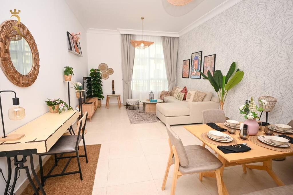 Yas Natura Bliss 1Br Apartment Abu Dhabi Esterno foto