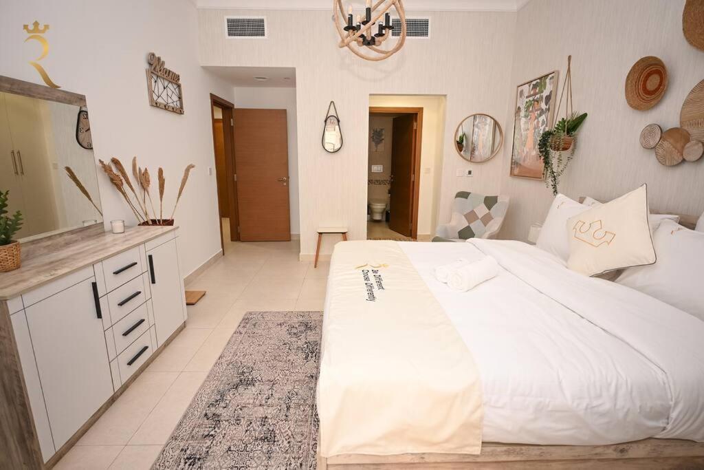 Yas Natura Bliss 1Br Apartment Abu Dhabi Esterno foto